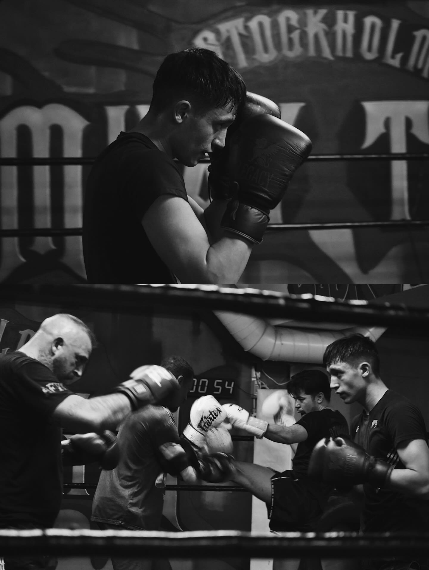 boxningsmatch på Stockholm Muay Thai