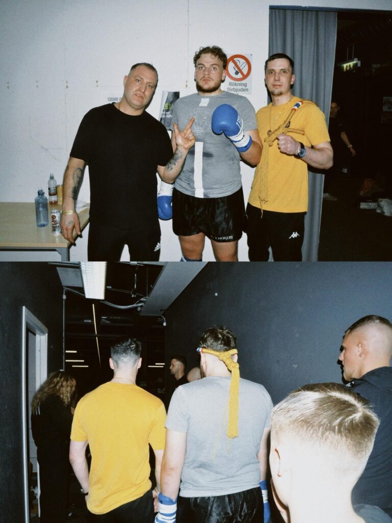 Deltagare och personal på Stockholm Muay Thai