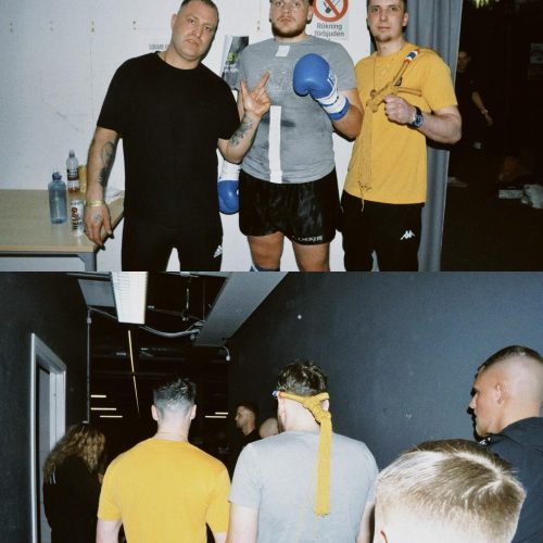 Deltagare och personal på Stockholm Muay Thai